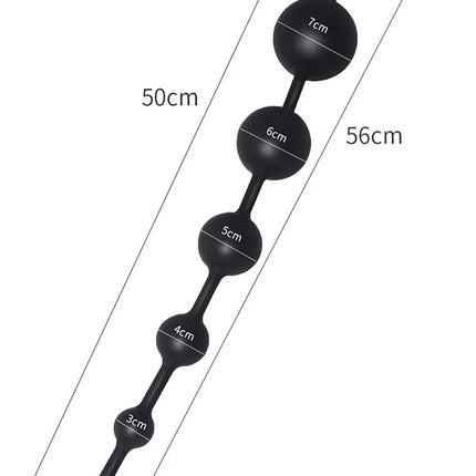3/4/5/6 Huge Anal Beads Hard Silicone Anal Balls Sex Toys For Women Men Prostate Massage Big Butt Plug Anal Dilation Masturbator