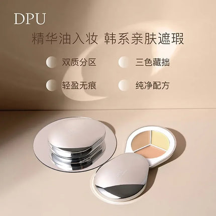 DPU Tri-Colour Concealer Palette Full Coverage Cream Long-lasting Highlighter Moisturising Rare Beauty Korea Makeup Face Base