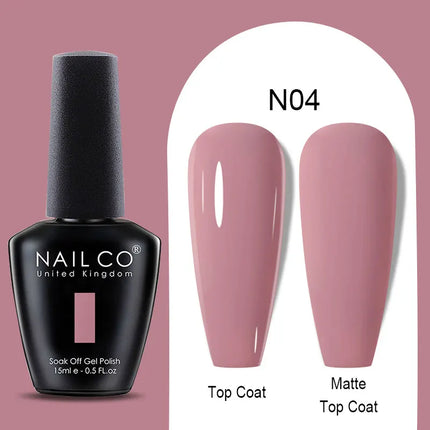 NAILCO Winter Series Color Gel Nail Polish 15ML Semi Permanent Soak Off Gel Varnishes Super Texture Gorgeous Nail Manicure Art