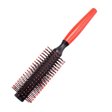 Professional plastic round brush quilting curling hair comb hair massage hair salon hair comb,Special for real hair wigs