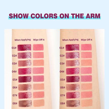 1PC mirror lip gloss, moisturizing, lightweight, non greasy, long-lasting luster, non stick to cup lip gloss