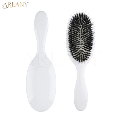 ARLANY Boar Bristle Hair Extensions Brush, Matte Nylon Teeth Massage Comb, Hair Styling, Hair Beauty Accessories, Hairdressing
