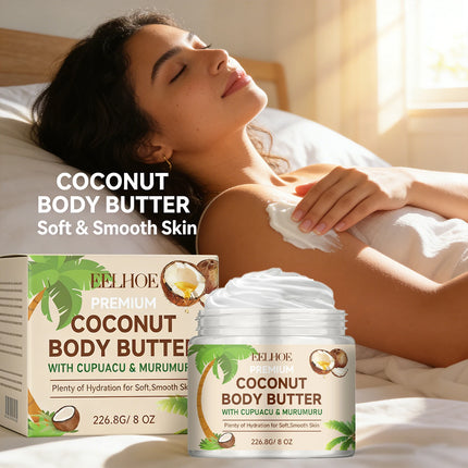 Coconut Moisturizing Body Lotion Soothing Skin Improving Skin Elasticity Reducing Dryness Long-Lasting Hydration Body Care Cream