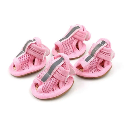 Summer Outdoor Dog Shoes Anti-slip Casual Style Breathable Spring Cute Wear Dog Shoes Puppy Shoes Pet Supplies Pet Sandals