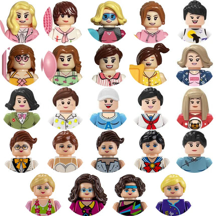 Building block toys, mini figures, character action figures, city people, building block accessory sets, children's gifts