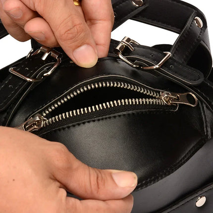 Sexy Leather Mask BDSM Bondage Sex Headset Foreign Trade Leather Lock Hat AdultGameMaleFetishPornographic Toy Male Homosexuality