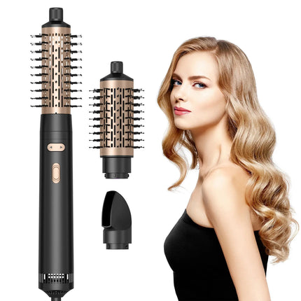 Factory Wholesale 3 in 1 Hot Air Comb Hair Curling Brushes Anti Scald Negative Ion Hair Curler Straightener Comb Thermal Brush