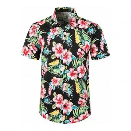 Shirt For Mens Hawaiian Banana Fruit Casual 3D Printed Beach Short Sleeve Brand Imported Clothing Plus Size Streetwear Vacation