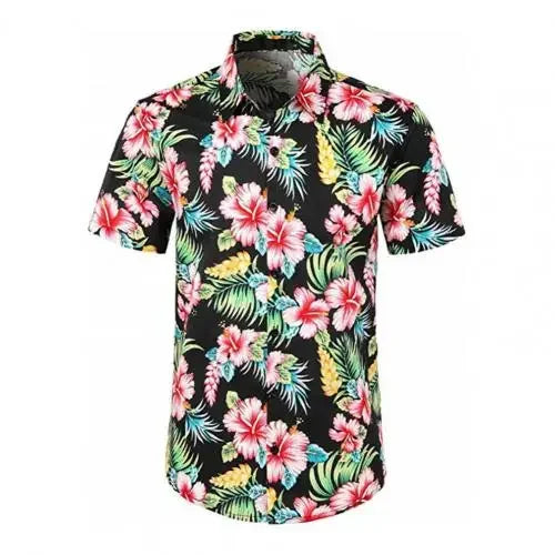 Shirt For Mens Hawaiian Banana Fruit Casual 3D Printed Beach Short Sleeve Brand Imported Clothing Plus Size Streetwear Vacation