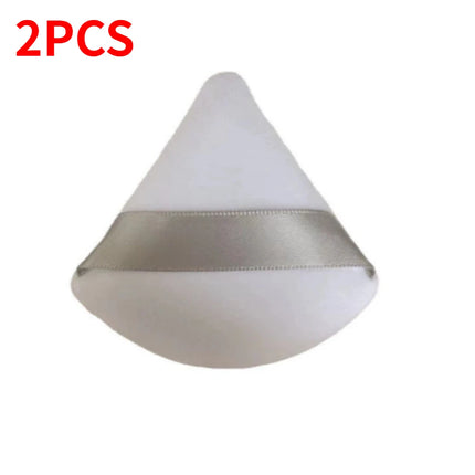 Short-pile Triangle Velvet Powder Puff Face Make Up Eyes Contouring Shadow Cosmetic Washable Mini Velvet Foundation Puffs Women