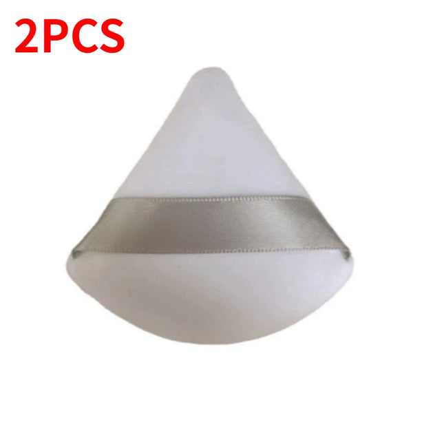 Short-pile Triangle Velvet Powder Puff Face Make Up Eyes Contouring Shadow Cosmetic Washable Mini Velvet Foundation Puffs Women