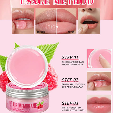 Moisturizing Sleep Lip Mask 30g long-lasting hydration exfoliating brightening lip care day and night lip balm