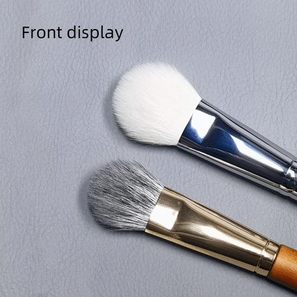 Natural Hair Blush Brush Face Highlighter Shadow Makeup Brushes Natural Goat Hairs Bronzer Pro Essential Cosmetic Tools