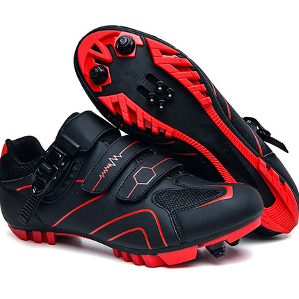 Mountain Bike Shoes Men's Cycling Shoes MTB Shoes Quick Ratchet Buckle Compatible with SPD System Pedal for Indoor and Outdoor Mo