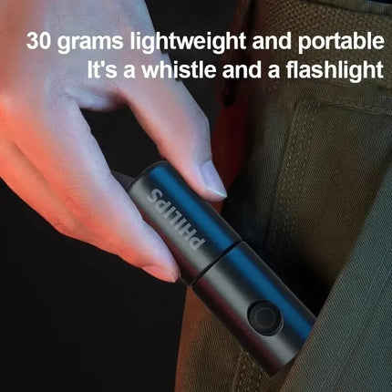 Philips 2025 New SFL1126 Flashlight Small Flashlight Led Portable Flashlight EDC With 4 Lighting Modes For Self Defense Camping
