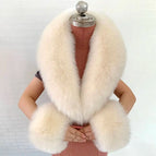 Couleur crème / Scarf 120 cuff 13cm