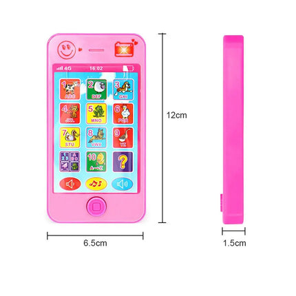 Baby Phone Toys Russian Telephone Teether Music Vocal Toy Early Educational Learning Machine Electronic Children Gift Baby Toy