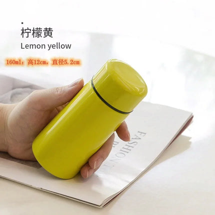 160ml 304 Stainless Steel Insulated Cup Mini Pocket Cup Portable Travel Cup For Outdoor Camping Hiking Thermos Bottle