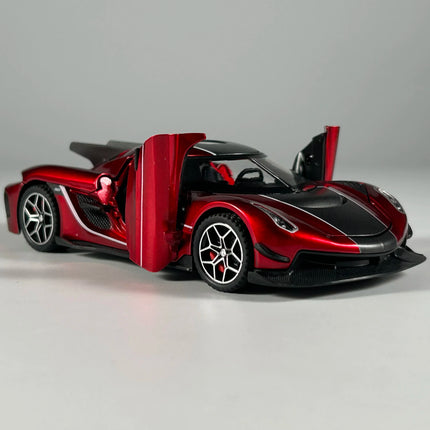 1:32 KNSG Jesko Absolut Supercar Alloy Metal Diecast Model Car Home Trendy & Desktop Display Ornament Birthday Gift For Boy Toys