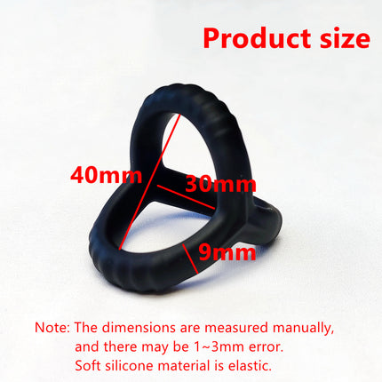 Penis Ring Reusable Silicone Semen Cock Ring Penis Enlargement Delayed Ejaculation Sex Toys For Men