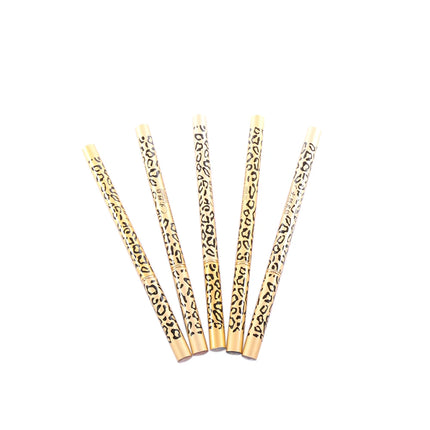 1PC Eyebrow Pencil Waterproof Longlasting Leopard Eyeliner Make Up Tool Maquiagem Eye Brow Shadows Pencil+Brush Cosmetic Pen