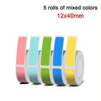 5 rolls mix color