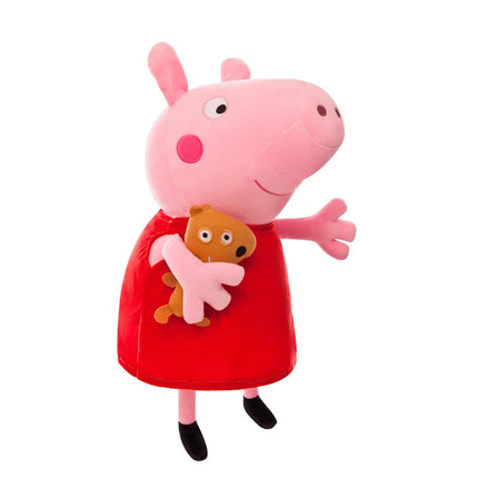 New Peppa Pig and George family cartoon plush toy dolls, blue and pink pig dolls, festival gifts, dolls, birthday gifts