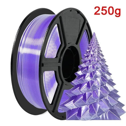 Dual Color Filament Silk PLA 1.75mm 1kg/500g/250g 3D Printer Filament High SpeedShiny PLA Multicolor Black Red Blue Bundle