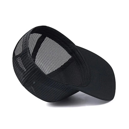 Summer Unisex Slight Curved Brim Trucker Hat Hot Sale Breathable Casual Cap for Men Women Outdoor Daily Wear