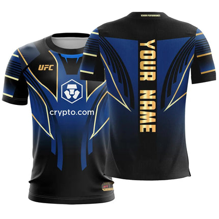 2026 New Customized Name UFC Boxing New Hot Selling Fans T-shirt Extreme Sports Round Neck Short Sleeve Casual Fashion Top