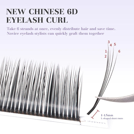 DeceMars 1'S Blossom 3D 5D 6D Eyelash Extension for Makeup