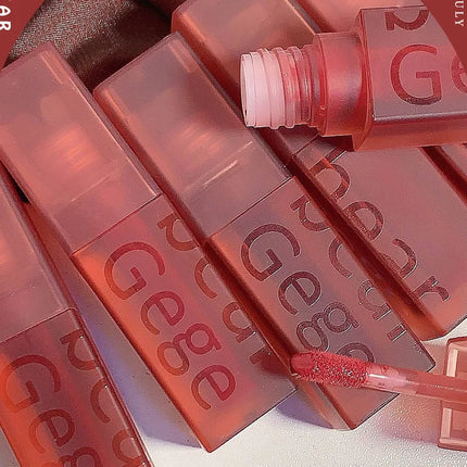 Gege Bear Velvet Lip Glaze Soft Mist Matte Long-Lasting Non-Fading Lipstick for Autumn And Winter