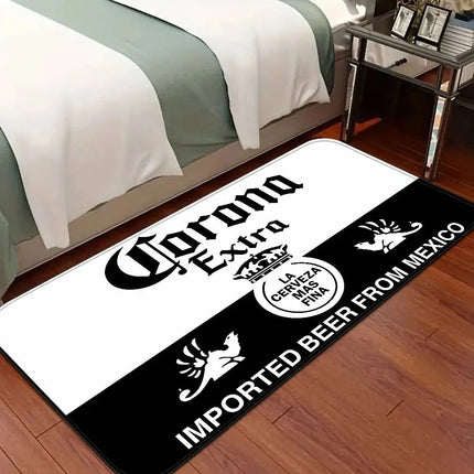 C-Corona E-Extra Beer Floor Carpet Kids Room Bedroom Decoration Balcony Anti-Slip Doormat Living Room Hotel Decor Mat