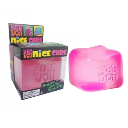 @NeeDoh Nice Cube Sensory Fidget Toy Squishy Toys for Adults, Desktop Sensory Cube for Anxiety Relief and Focus Enhancement