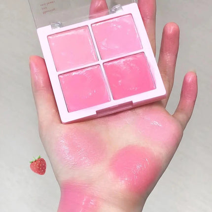 DIKALUA Korean low-saturation Blush paste, pink, tender, swelling and contracting color, pure and elegant blush palette