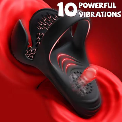 Penis Cock Ring Vibrator for Men Wireless Testicle Stimulator Male Remote Control Glans Massager Masturbator Sex Toy for Men 18+