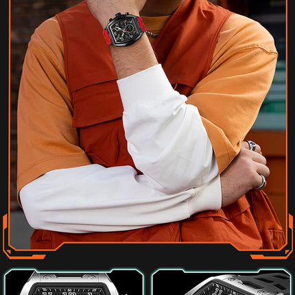Men Dual Display Watches For Male Clock 2025 Top Brand Luxury Military Silicone Band Men Wrist Watches Sports Digital Wristwatch