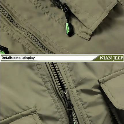 2026 Printing Logo Men's Thin Casual Vest Lightweight Breathable Outdoor Fishing Photography Multi-Pocket Comfortable Vest Top