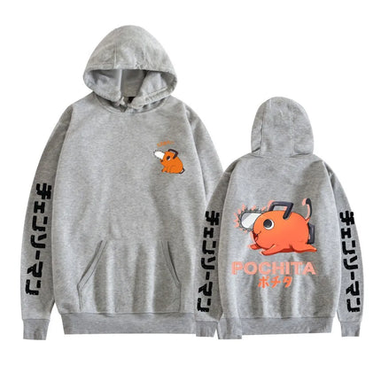 Pochita Chainsaw Men's Hoodie Fashion Long Sleeve Sportswear Casual Harajuku Street Wear Hoodie Sudaderas Top