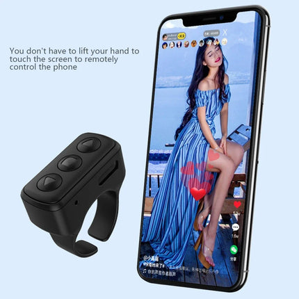 Page Turner Mini Multifunction Fingertip Controller Scrolling Button Ring Fingertip for Selfie Button Camera Shutter Smartphones