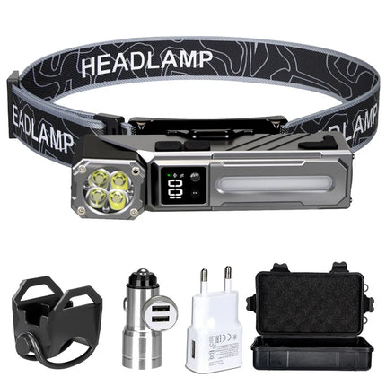 High Power LED Handheld EDC Flashlight Rechargeable Pocket Portable RGB Torch with Magnet Outdoor Camping Fishing Clip Light