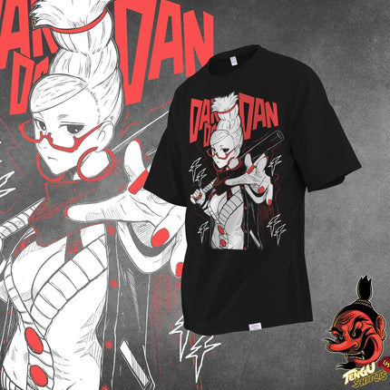 Anime DanDaDan Evil Eye Print T-shirt Women Men Oversized Y2k Manga Cartoon Short Sleeve T-shirts Street Cotton Casual T-shirt