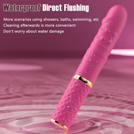 Mini Size Thrusting Dildo Vibrator Suction Cup G Spot Massager 10 Modes Clitoral Stimulator Adult Sex Toy for Women Beginner