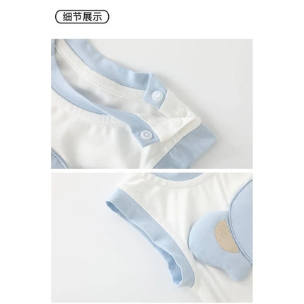 summer baby romper boy girl sleeveless cartoon pattern bodysuit for 6-18 Months
