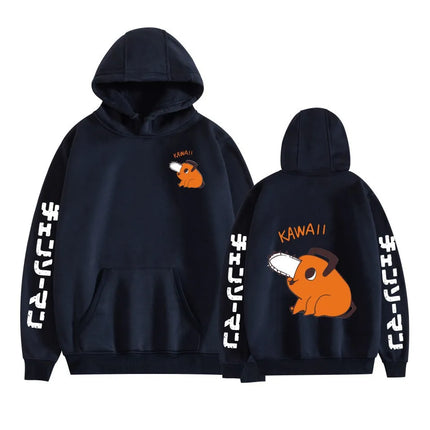Pochita Chainsaw Men's Hoodie Fashion Long Sleeve Sportswear Casual Harajuku Street Wear Hoodie Sudaderas Top