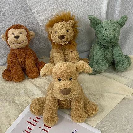 Wave Green Dragon Plush Toy Lion Doll, a Comforting and Companion Gift for Girls