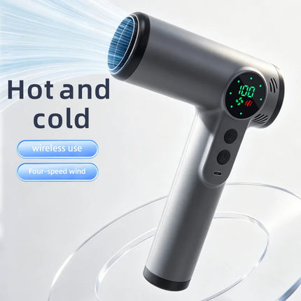 usb rechargeable wireless hair dryer with hot air unplugged portable dormitory student high wind hair dryer