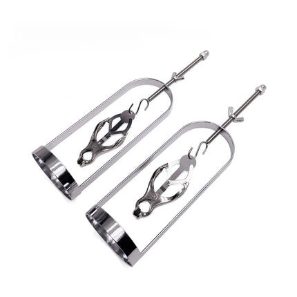 A Pair of Nipple Clamps Women Breast Clips Sex Tools for Couples Erotic Toys Adult Female Harness Chastity Cage Bondage Sex Shop
