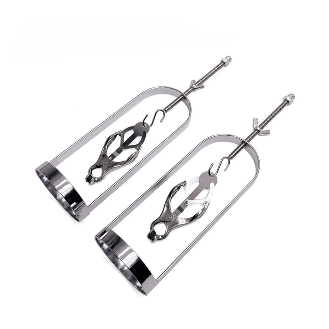 A Pair of Nipple Clamps Women Breast Clips Sex Tools for Couples Erotic Toys Adult Female Harness Chastity Cage Bondage Sex Shop