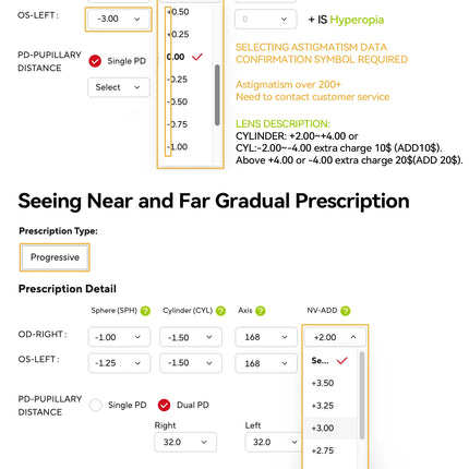 ZENOTTIC Half Rim Prescription Glasses Men Business Optical Spectacles Anti Blue Rays Photochromic Myopia Progressive Eyeglasses